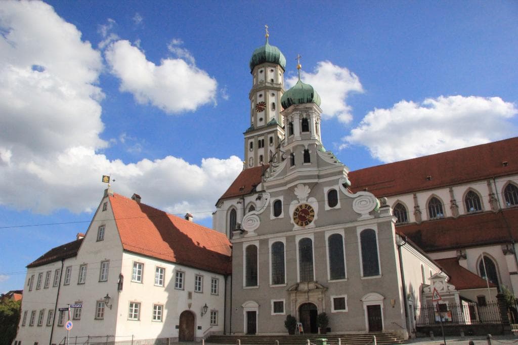 in the fore front is now Lutheran St.Ulrich