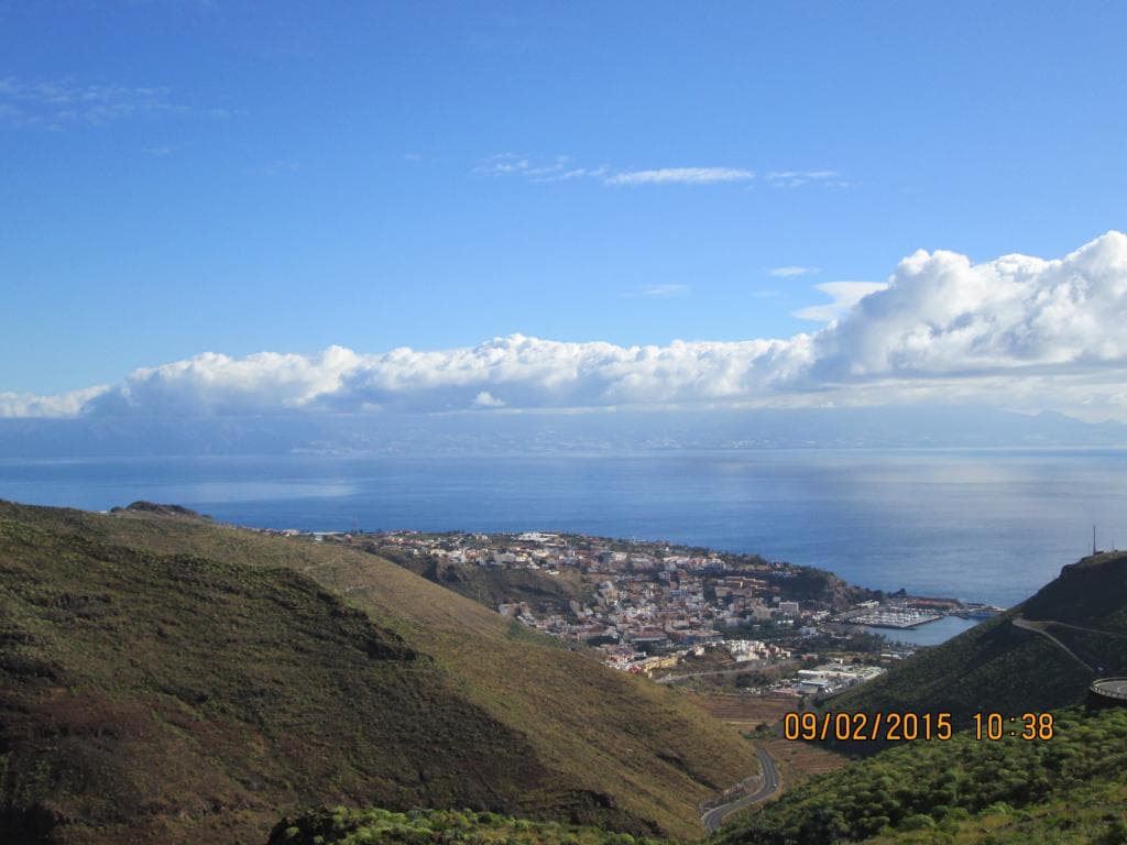 First stop, looking back to coast