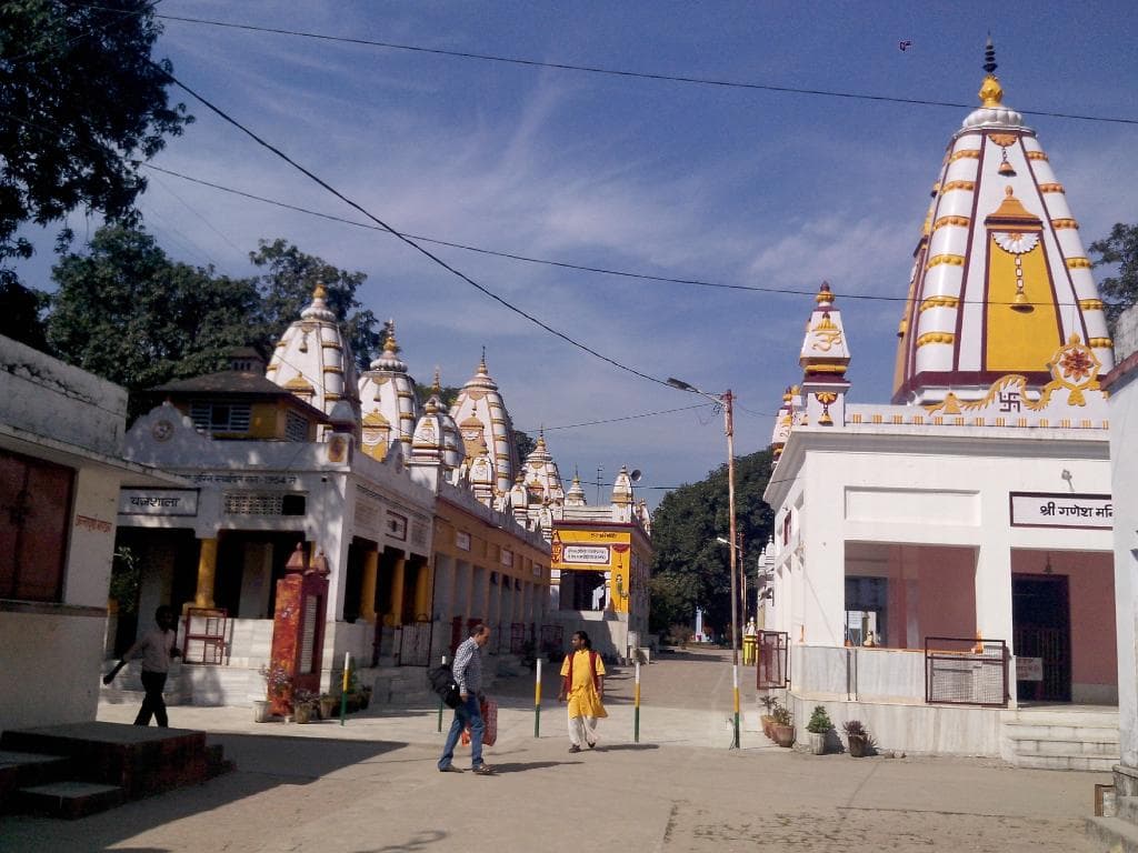 Ashram complex view