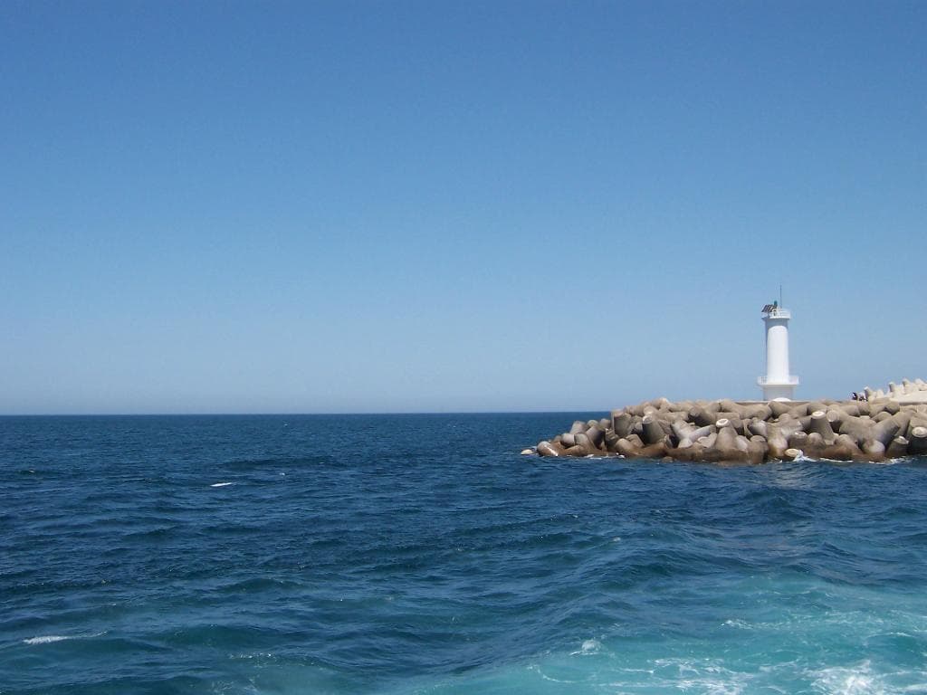 Nearby lighthouse