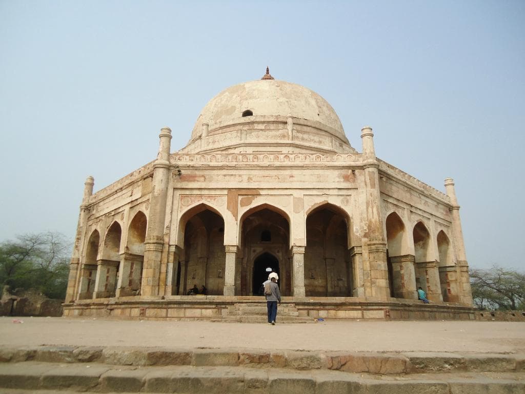 The tomb looks beautiful.