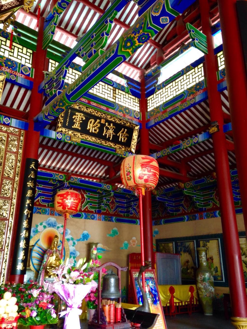 At the main temple