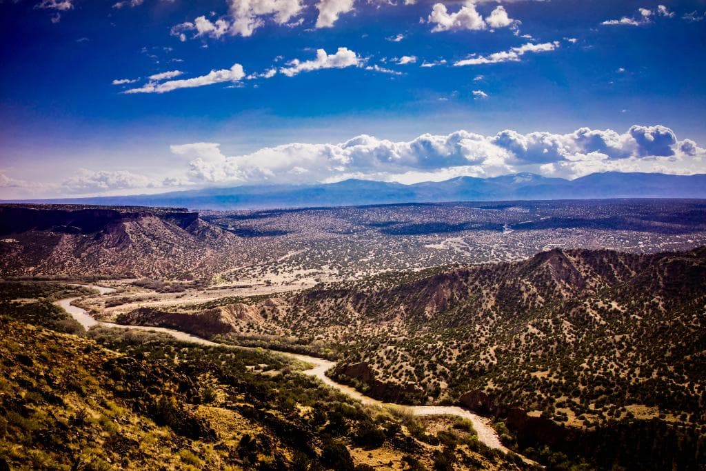 Spectacular view of White Rock Scenic Overlook