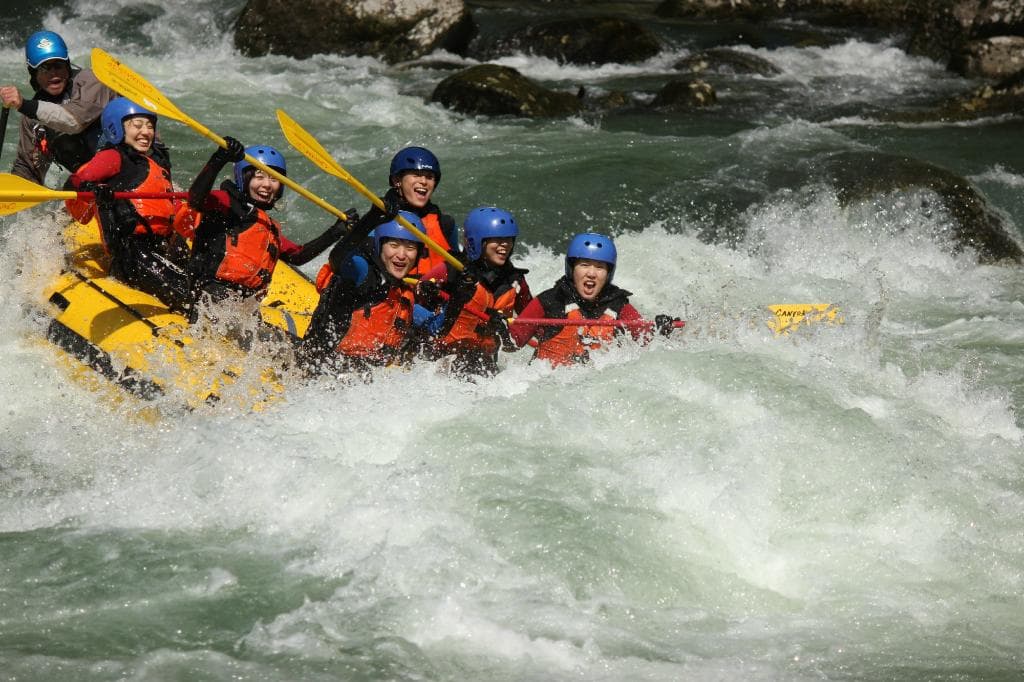 Rafting rapids