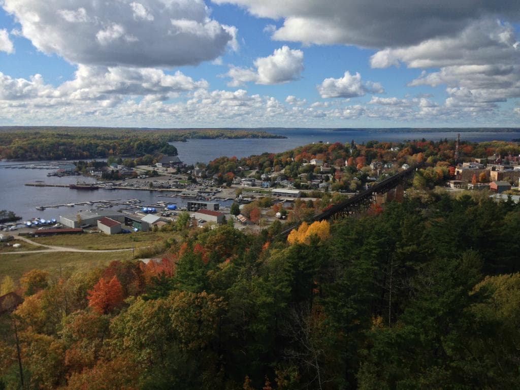 Autumn view # 3 from the top of Tower Hill, Parry Sound
