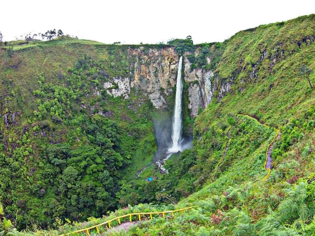 Tallest Waterfall in North Sumatera