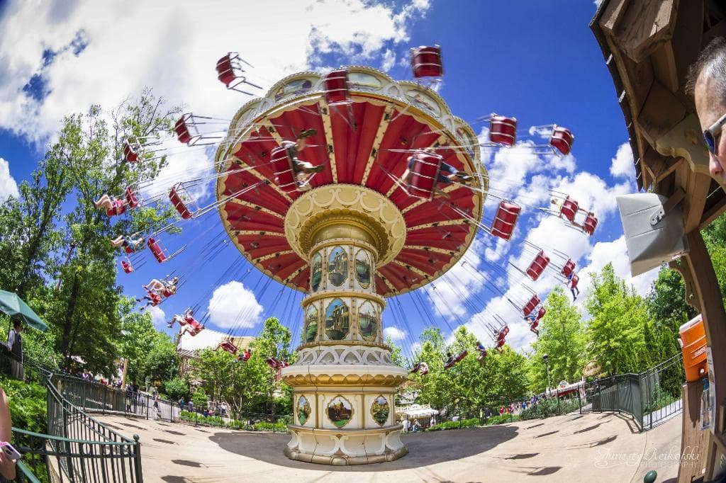 Adult Swing Ride - Kids from a certain height can go with an adult