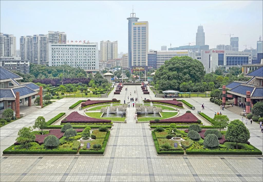 le jardin du musée du Hubei