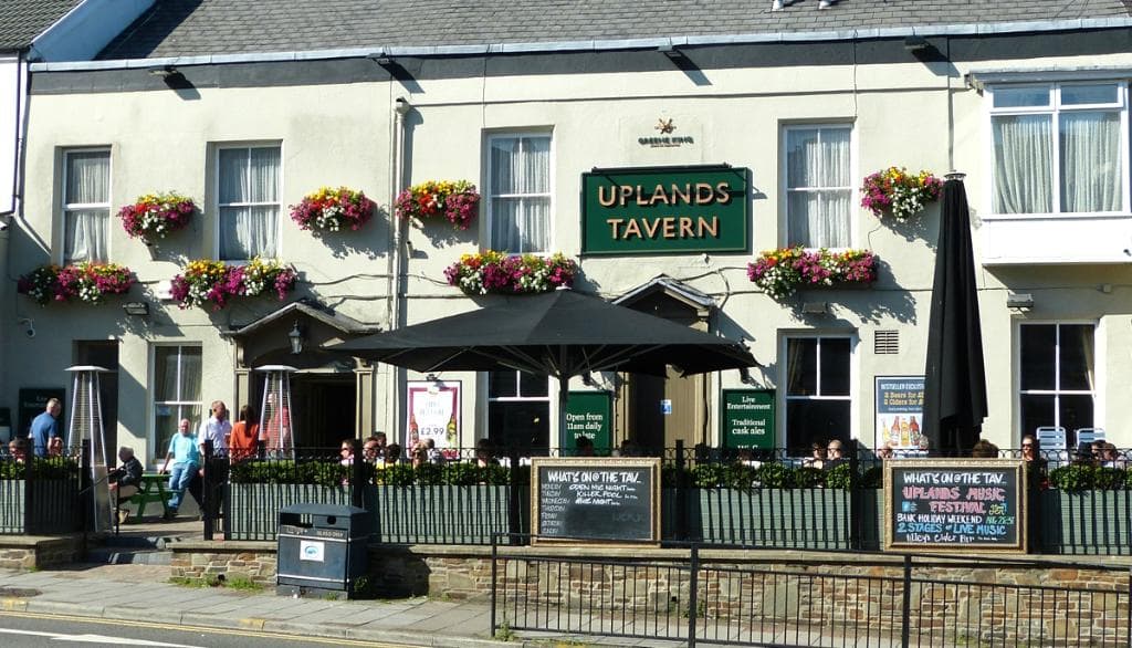 The Uplands Tavern near Dylan's home