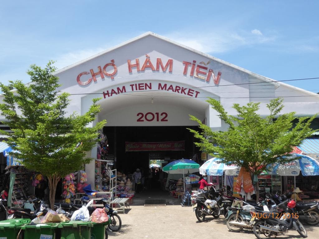 Front of market