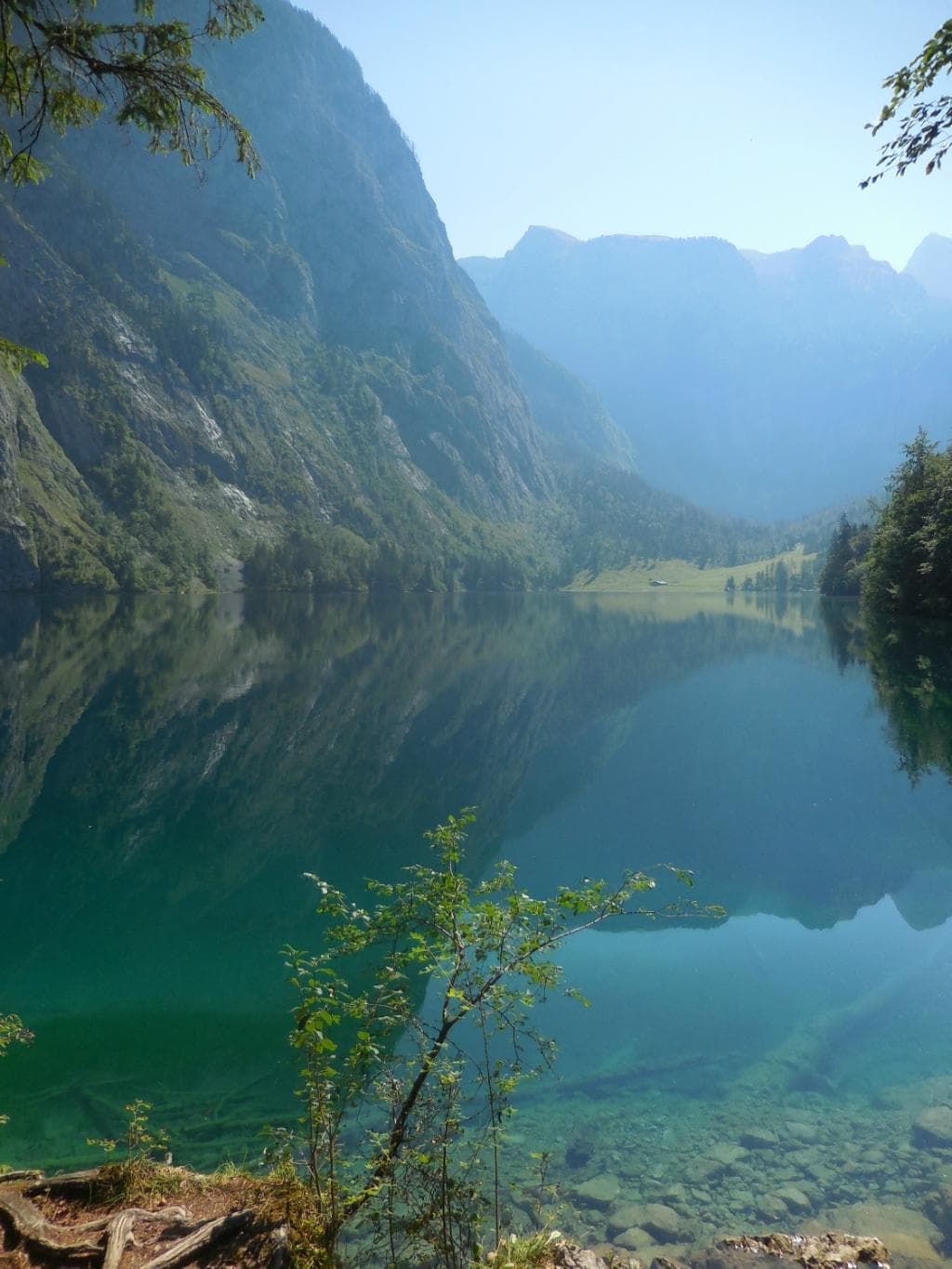 Blick auf den Obersee oberhalb des Königssees
