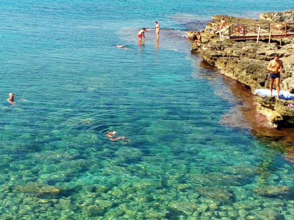 Zona Nord Parco Litorale di Ugento PISCINE NATURALI per chi ama il mare e la tranquillità anche