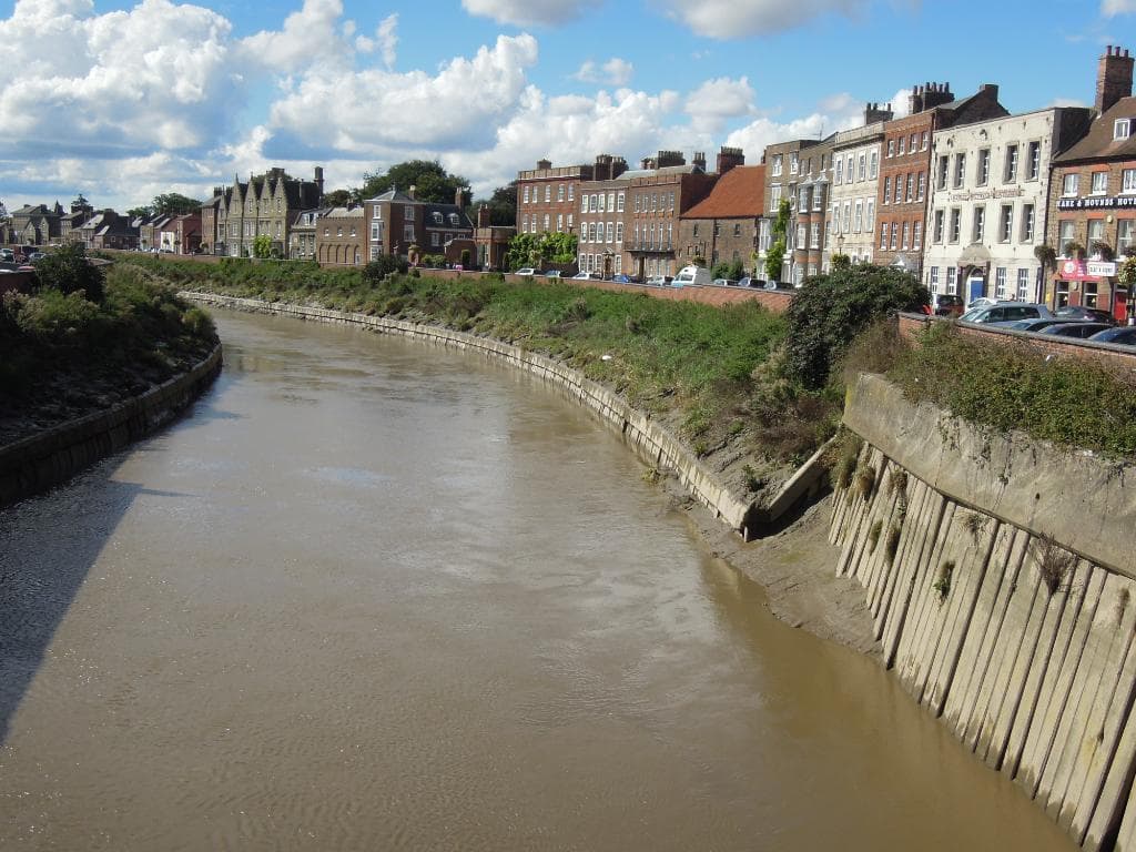 The River Nene in Wisbech