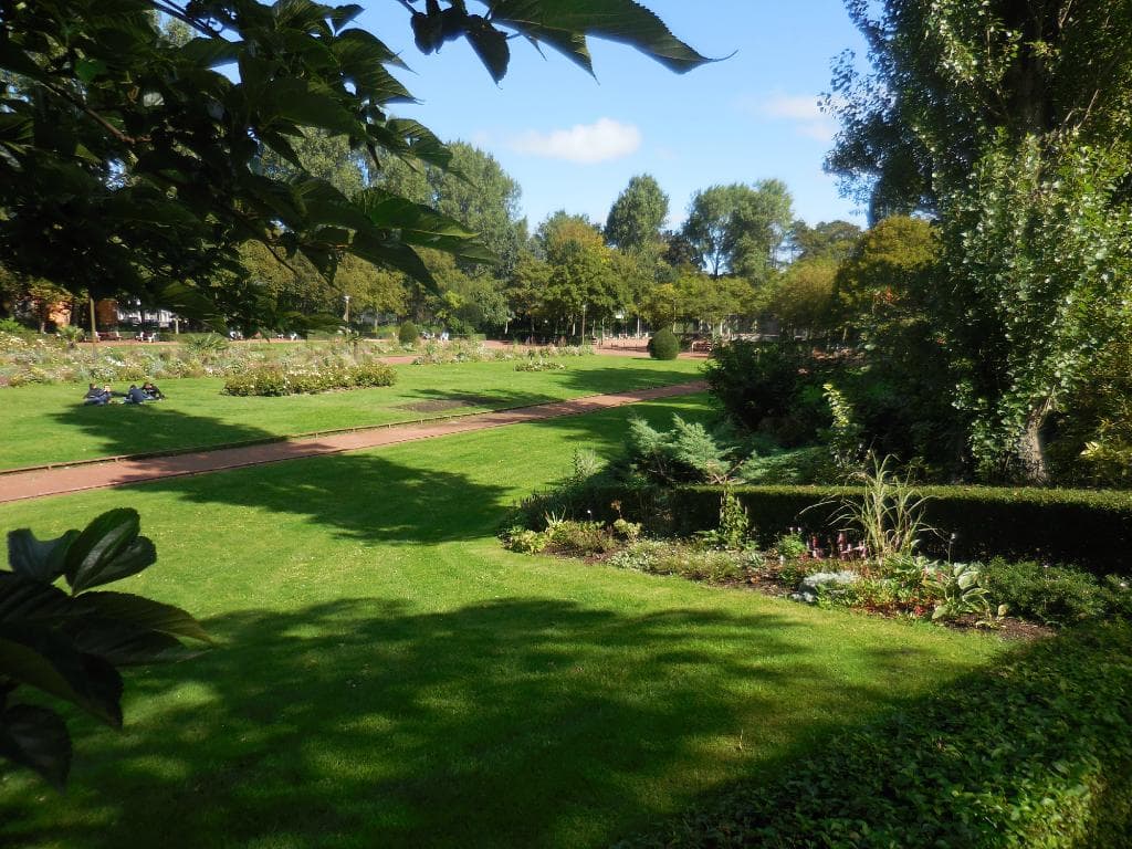 Vue du parc, de la partie plus haute