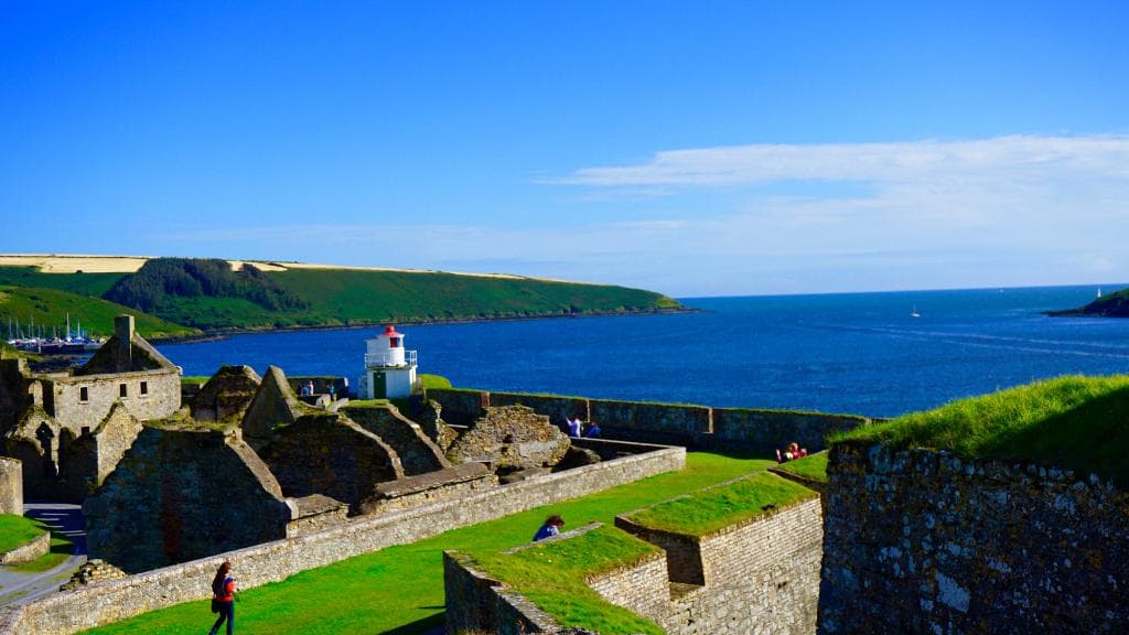 View towards the sea.
