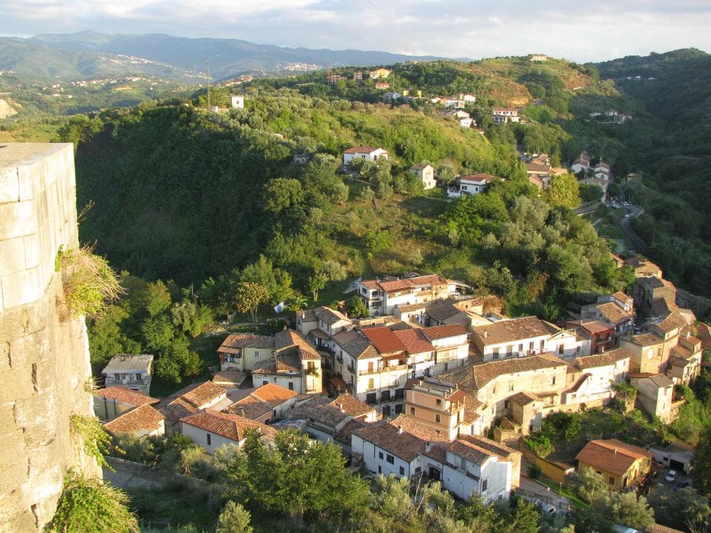 вид на город