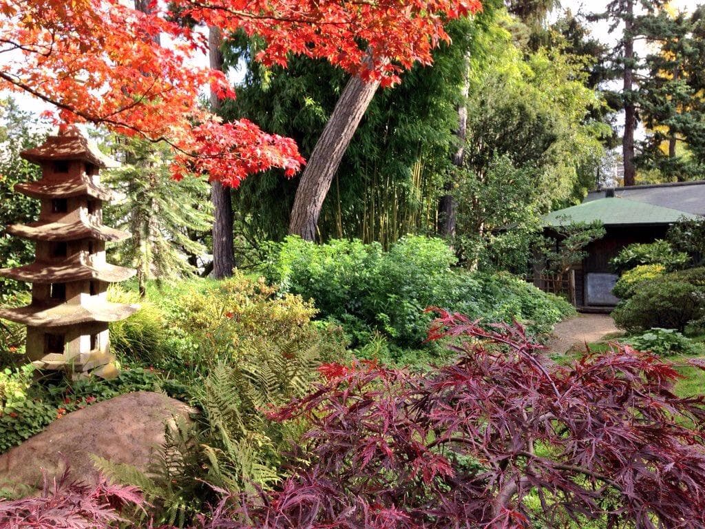 Entrée du jardin japonais