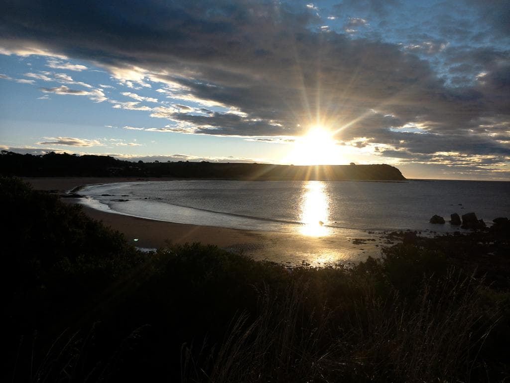 Beautiful sunset Coles Beach...