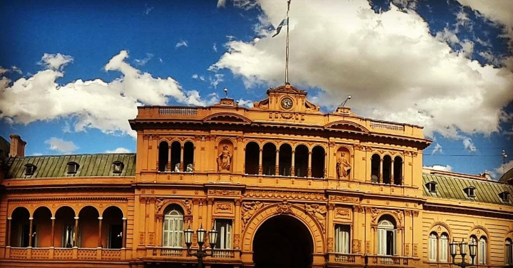 Fachada de la Casa Rosada