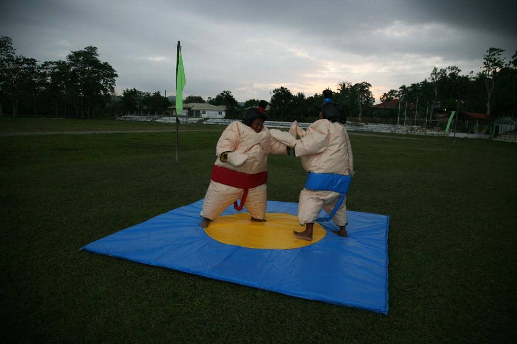 Sunrise Over the Mounds