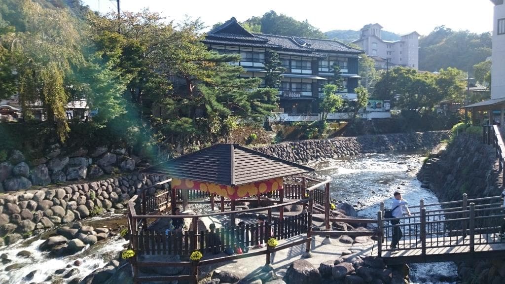 海外からのゲストにも足湯は人気