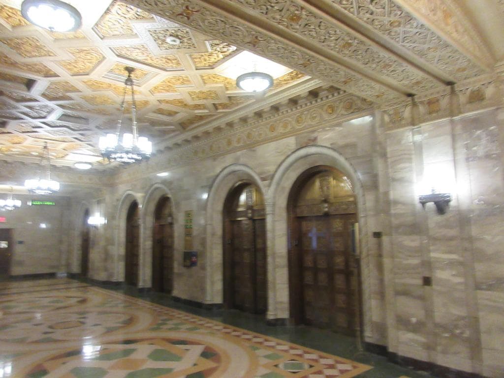 the elevator