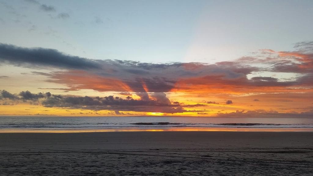 Sunset on Soka beach