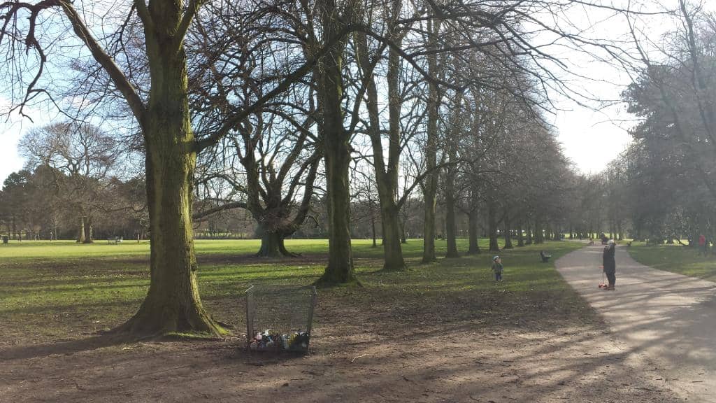 Walled Garden with Squirrels