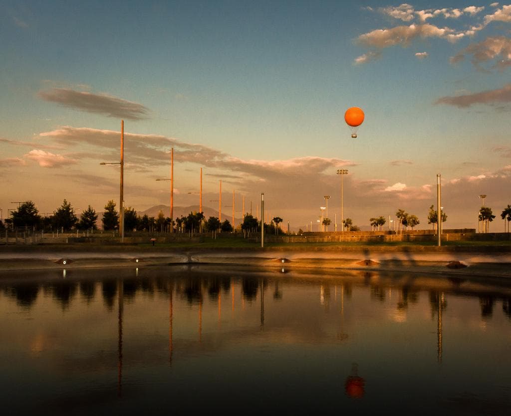 View from the small pond