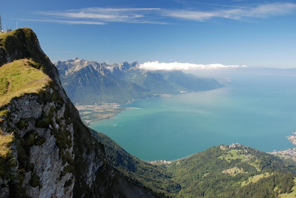 Vue depuis les Rochers-de-Naye