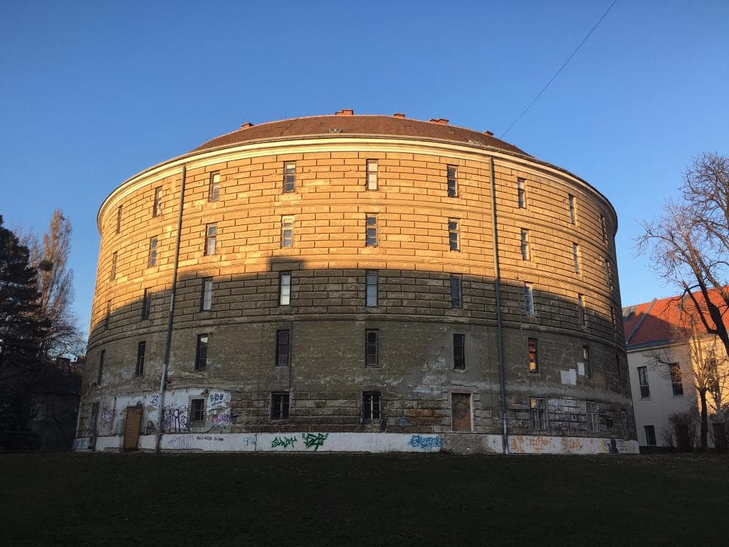 The building
