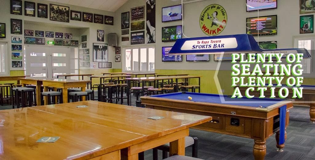 Main bar and pool area