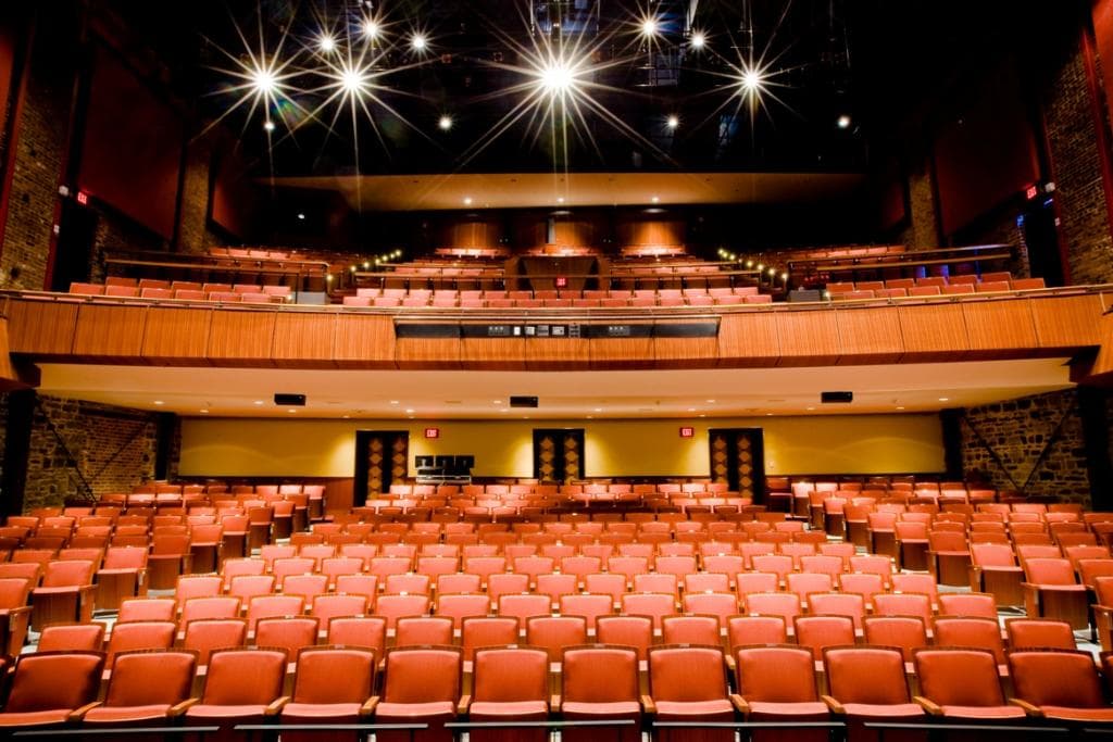 The interior of the Regina Rosen Auditorium