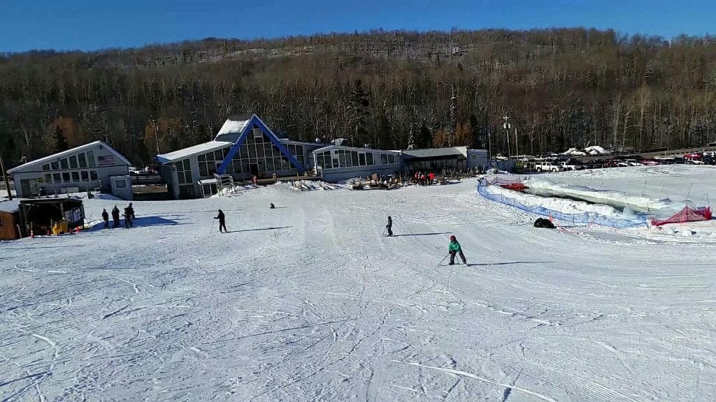 View from the top of the bunny hill.
