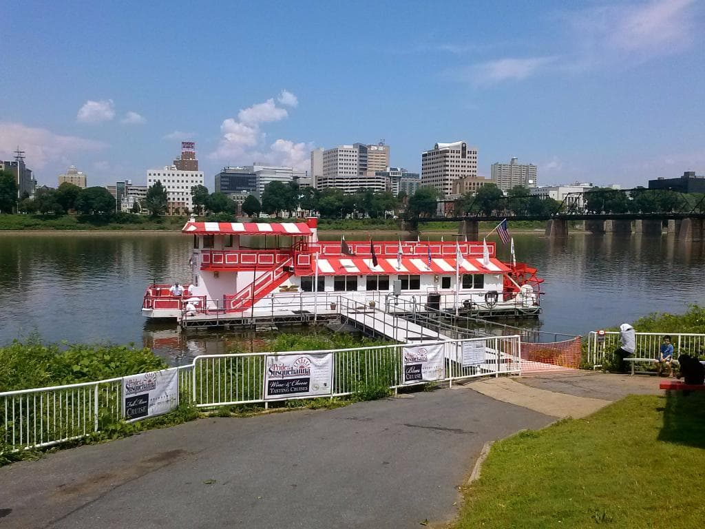 The Pride of the Susquehanna docked at City Island, Harrisburg, PA