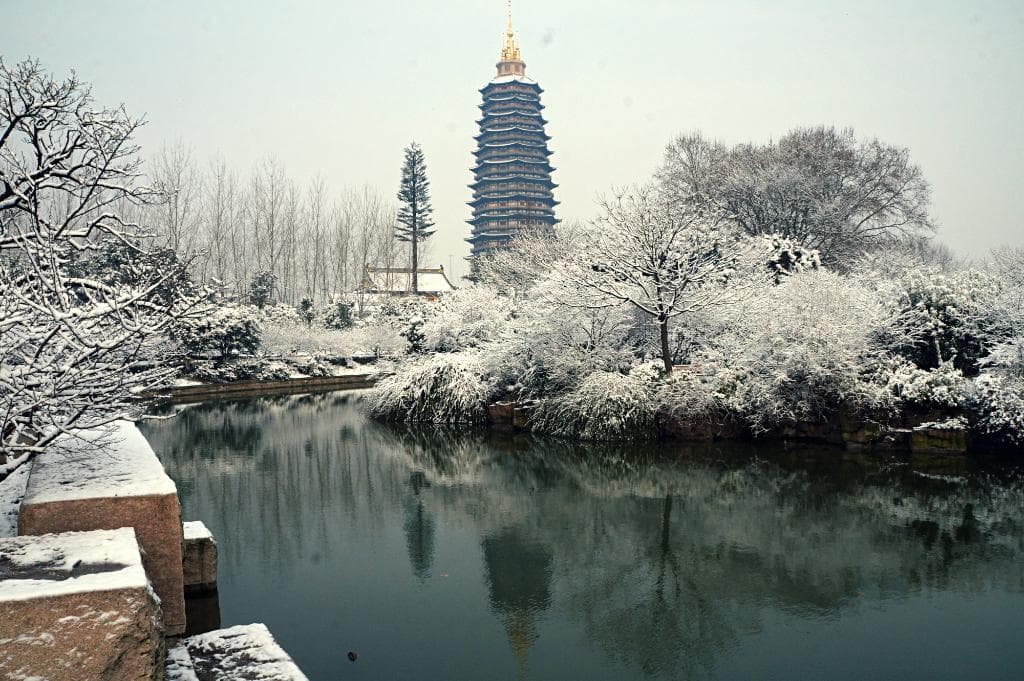 Hongmei park - winter