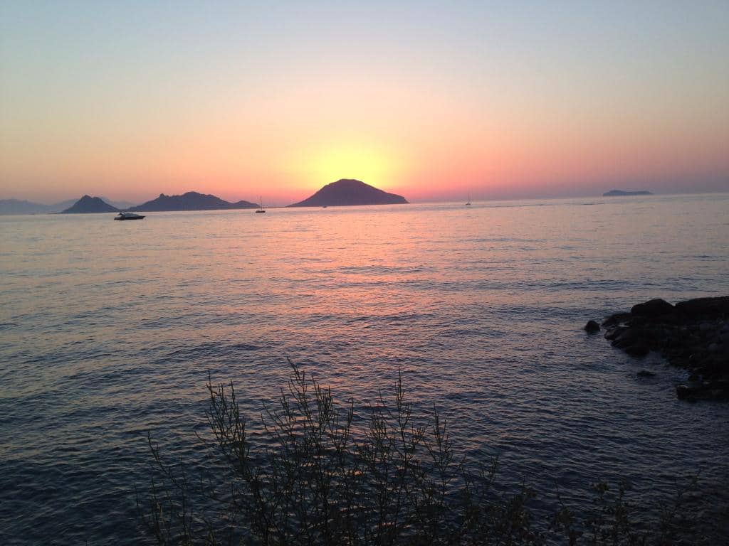 Sunset Views from Cafes