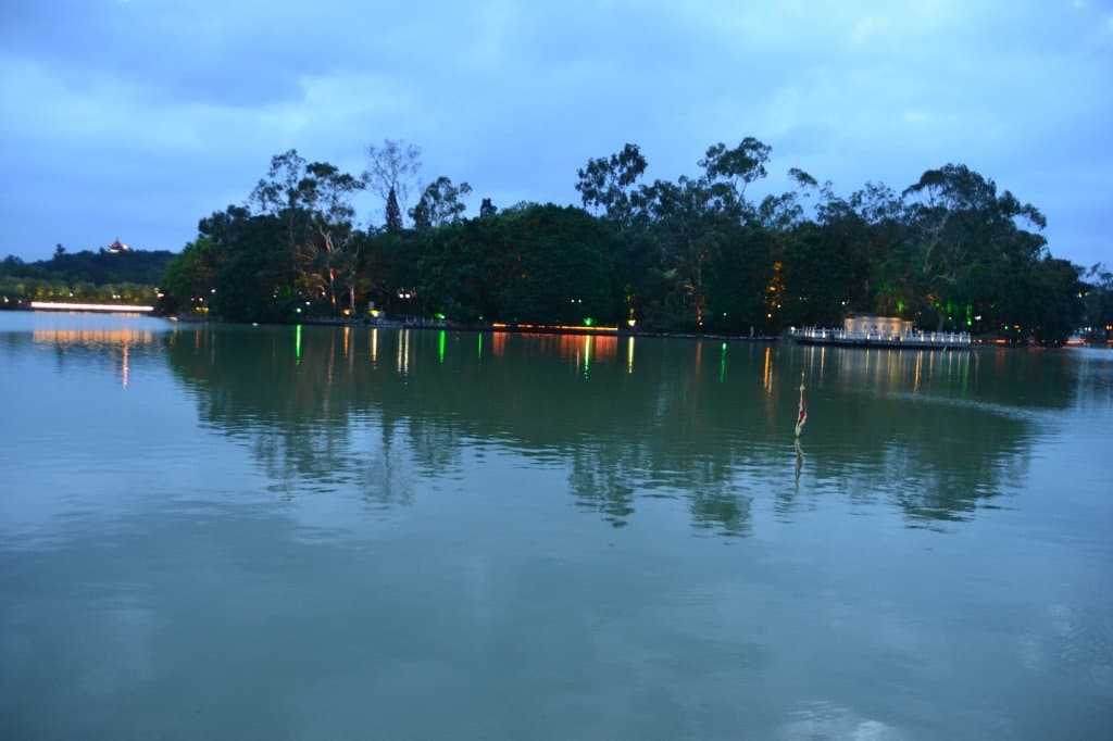 Lakeside scene