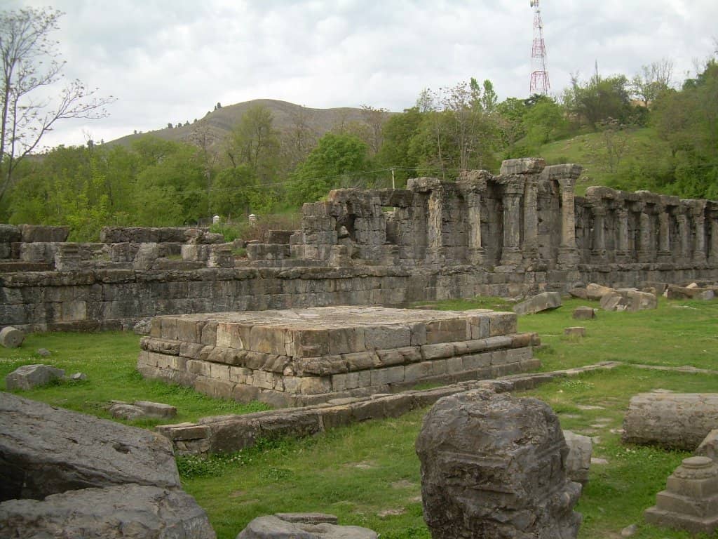 Intricate Hindu Kashmiri Architecture