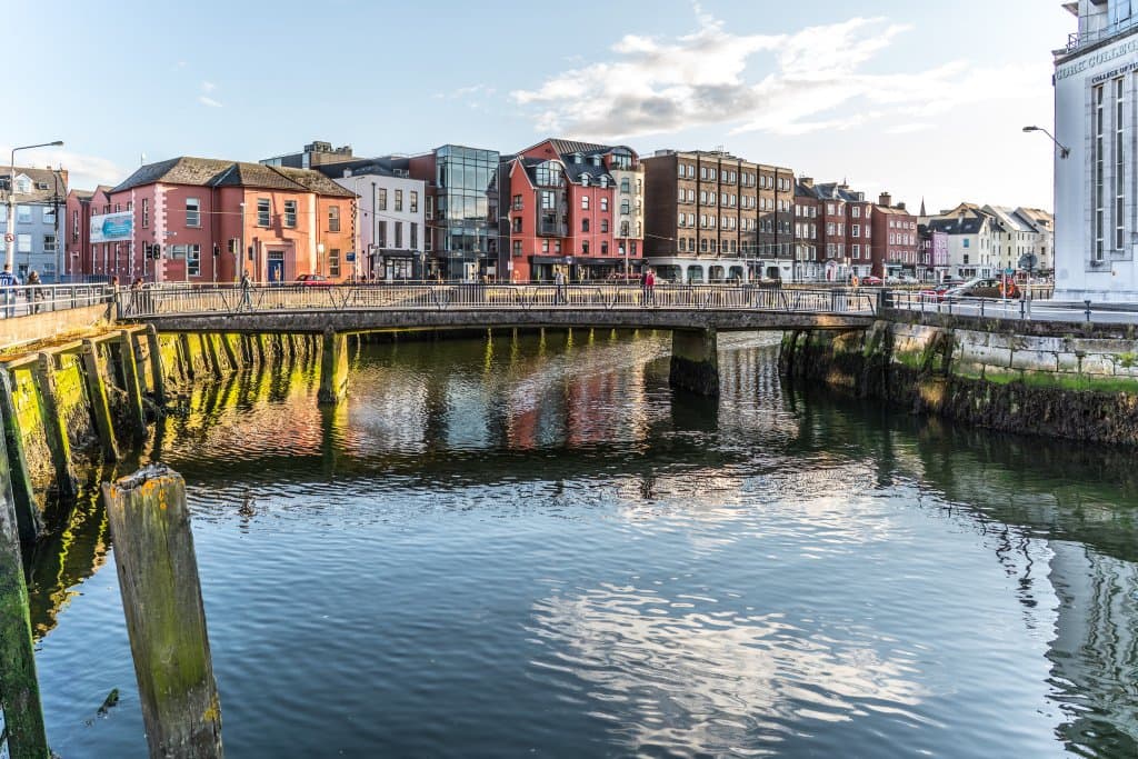 TRINITY PEDESTRIAN BRIDGE IN CORK CITY