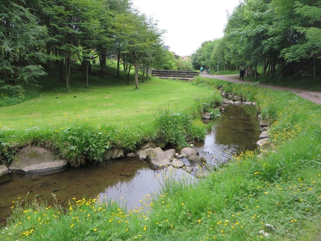 Riverside path