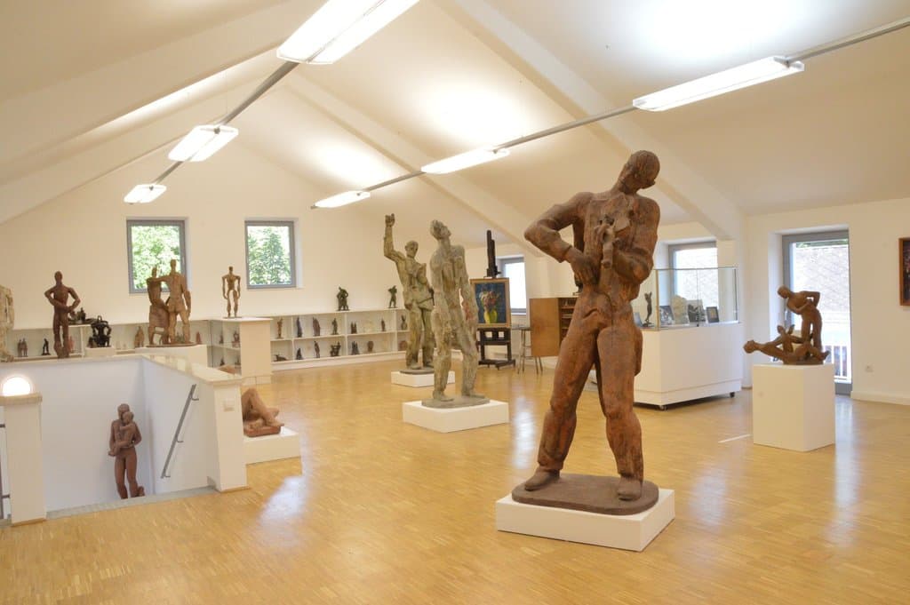 Siegfried Charoux sculptures at the Langenzesdorf Museum