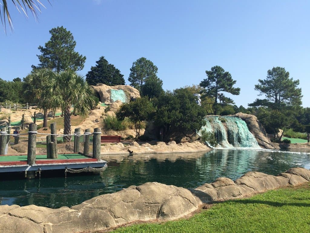 Shipwreck Golf mini course.