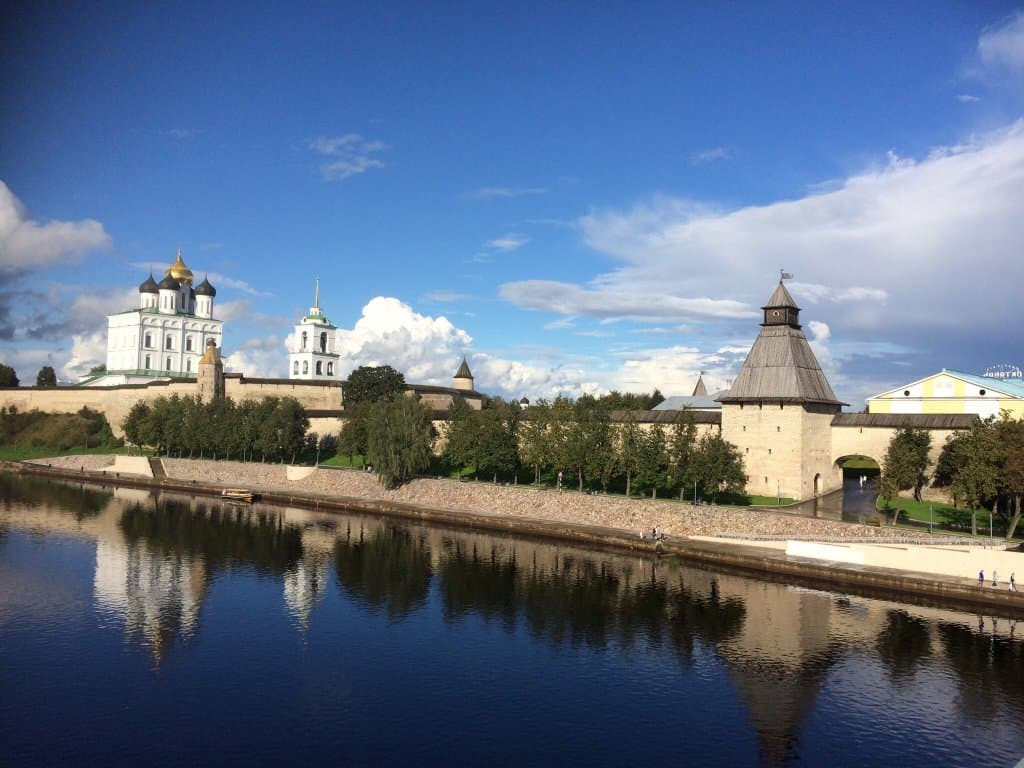 Pskova River Embankment Pskov