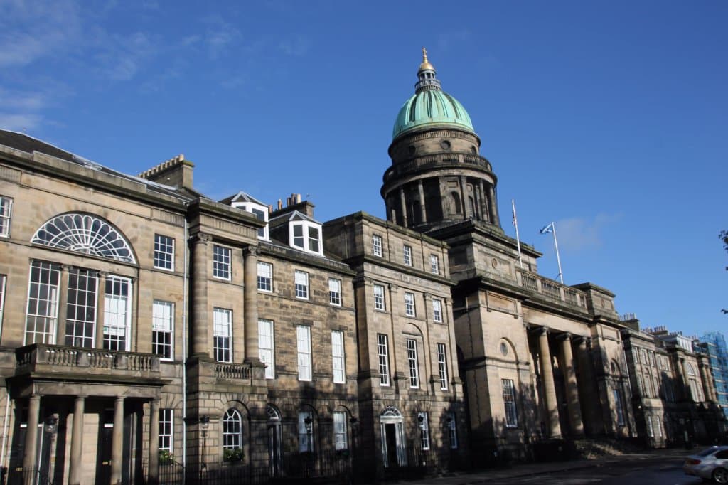 Charlotte Square with former St George's Church