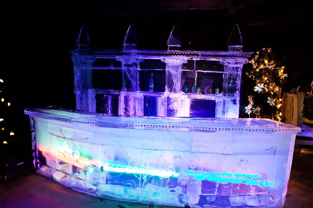 Live Ice Carving Demonstration