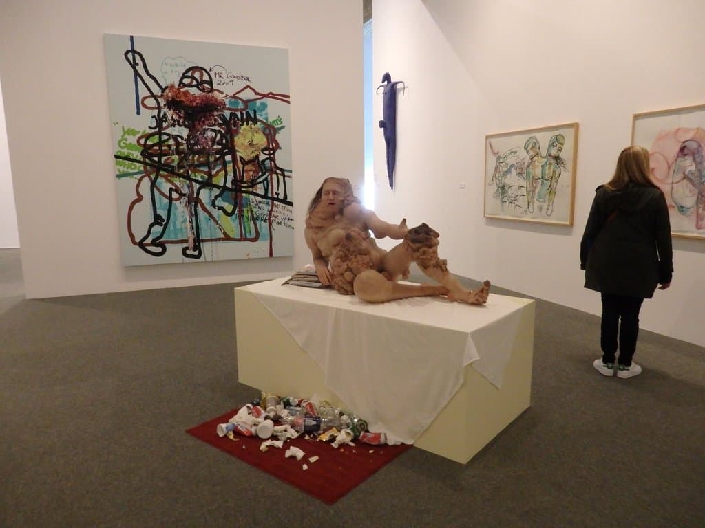 立体的な作品もいくつか見られた。