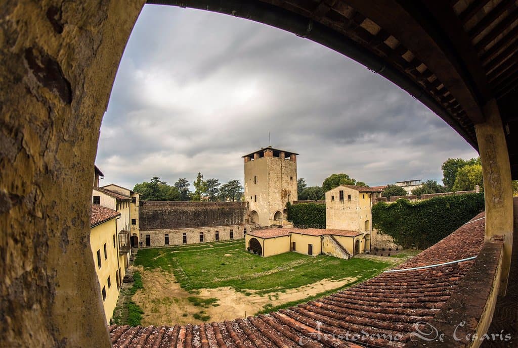 Vista della piazza d'armi