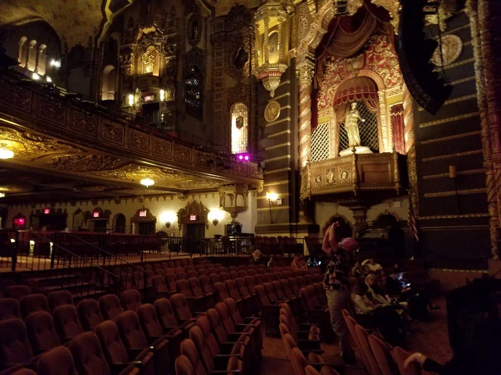 Check out the comfy roomy seating and the beautiful left side facing the stage!