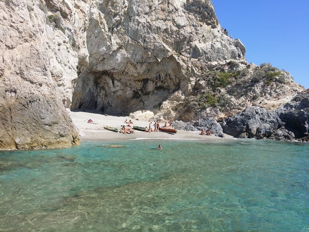 la spiaggietta di punta Crena